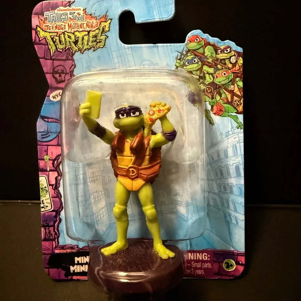 Legend Toys TMNT Mini Figure Set Kids OS Multicolor NEW 4 Pack Pizza Edition